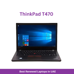 Renewed - ThinkPad T470 Laptop With 14-Inch Display,Intel Corei5 Processor/6th Gen/8GB RAM/256GB SSD/Intel HD Graphics Black