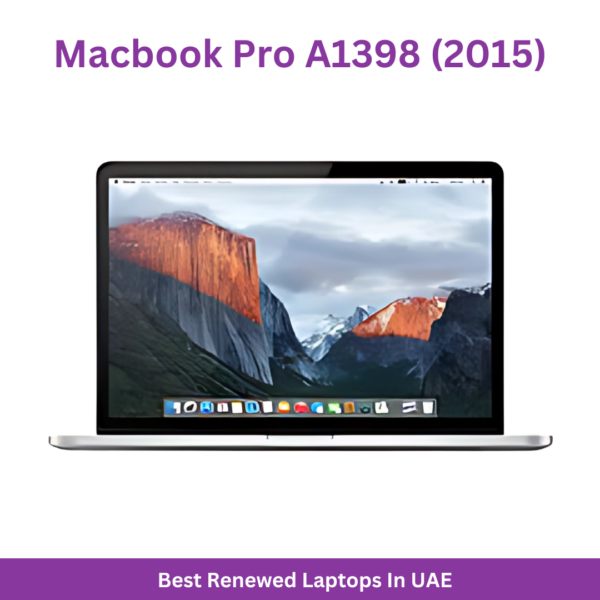 Renewed - Macbook Pro A1398 (2015) Laptop With 15.4-Inch Display,Intel Core i7 Processor/4th Gen/16GB RAM/500GB SSD/1.5GB Intel Iris Graphics English Silver