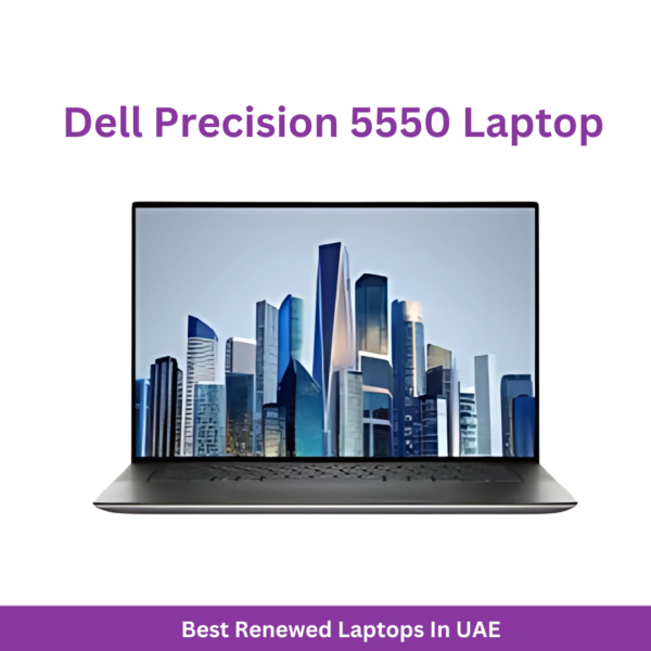 Renewed - Precision 5550 Laptop With 15.6-Inch 4K UHD Touchscreen Display,Core i7 10850H/Quad Core/10th Gen/32GB RAM/1TB SSD/Nvidia Quadro T1000 GPU 4GB Dedicated Graphics/Windows 10 Pro English Gray SIlver