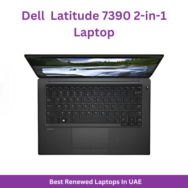 Latitude 7390 2-in-1 Laptop With 13.3-Inch Touchscreen Display,Intel Core i5 Processor/8th Gen/8GB RAM/256GB SSD/Intel UHD Graphics 620/Windows 10 Pro English Black