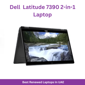 Renewed - Latitude 7390 2-in-1 Laptop With 13.3-Inch Touchscreen Display,Intel Core i5 Processor/8th Gen/8GB RAM/256GB SSD/Intel UHD Graphics 620/Windows 10 Pro English Black