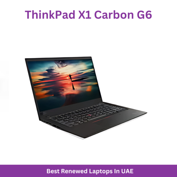 ThinkPad X1 Carbon G6 Laptop With 14.1 inch Display,Intel Core i7/8th Generation CPU/16GB RAM/512GB SSD/Windows 10/Intel UHD Graphics English Black