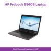 Renewed - Probook 6560B Laptop With 15.6-inch Display, Intel Core i5 Processor/2nd Gen/8GB RAM/256GB SSD/Intel HD Graphics Black