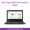 Renewed - N23 Yoga X360 Chromebook ZA26 Laptop With 11.6-Inch Display,MediaTek MT8173C Processor/4 GB RAM/32 GB Emmc/PowerVR GX6250 Graphics English Black