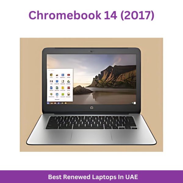 Renewed - Chromebook 14 (2017) Laptop With 14-Inch Display,Intel Celeron Processor/1st Gen/2GB RAM/16GB Emmc/Intel HD Graphics 500 Silver English Silver English Silver